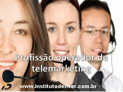 Profissão operador de telemarketing